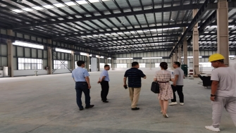 高新區(qū)管委會劉亞東主任調(diào)研我司承建的通晟汽車、全智機(jī)械項目